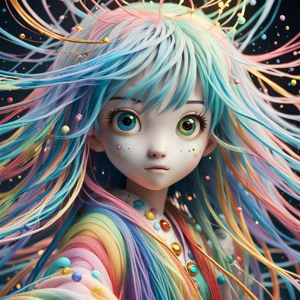 Whimsical 3D Anime Threads Escape the Queen