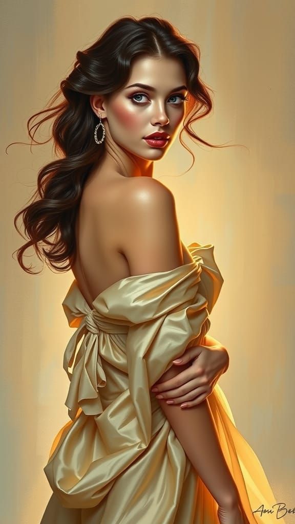 Ethereal Beauty in Golden Light