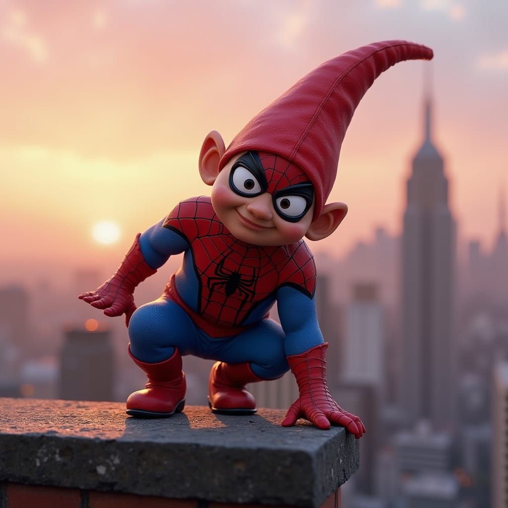 Spidey Gnome in Dynamic 3D Animation