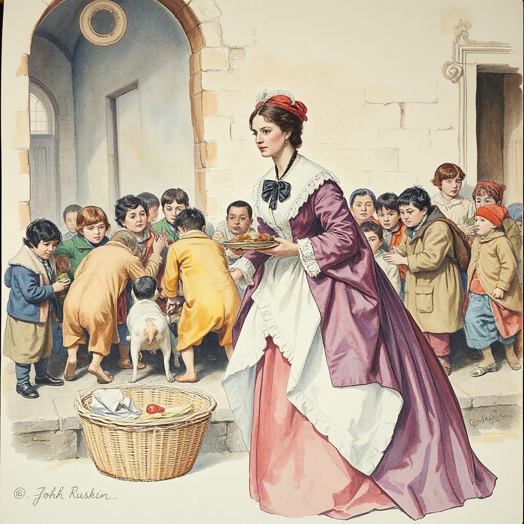 John Ruskin watercolor, gouache, pencil on paper. Victorian ...