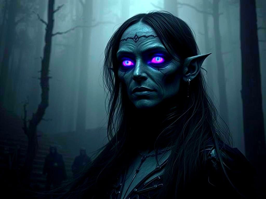 Bell Witch Dark Masterpiece in Giger Style