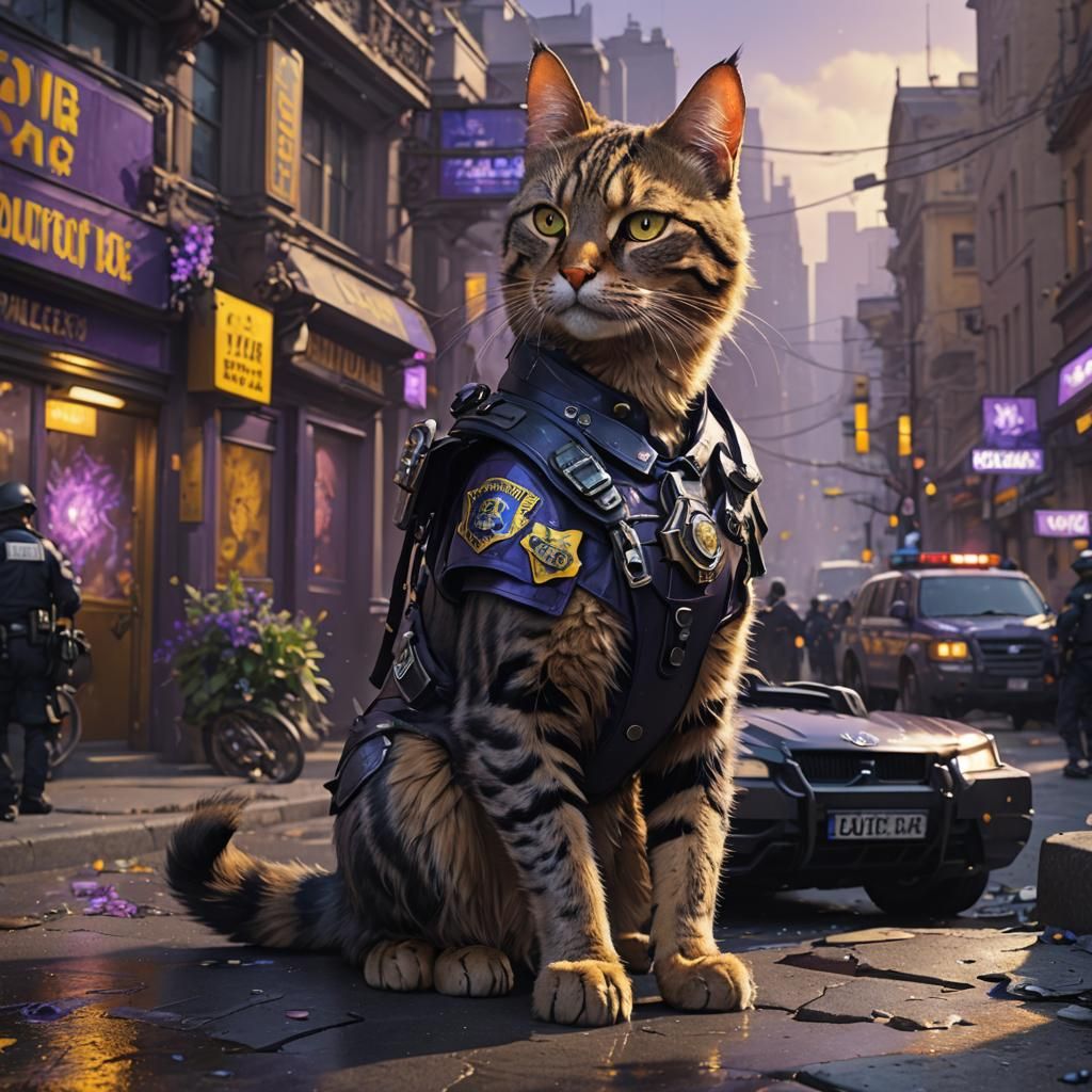 Police cat