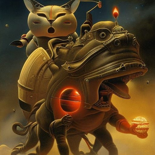 Cosmic Mice Caravans on Distant Planets in 3D