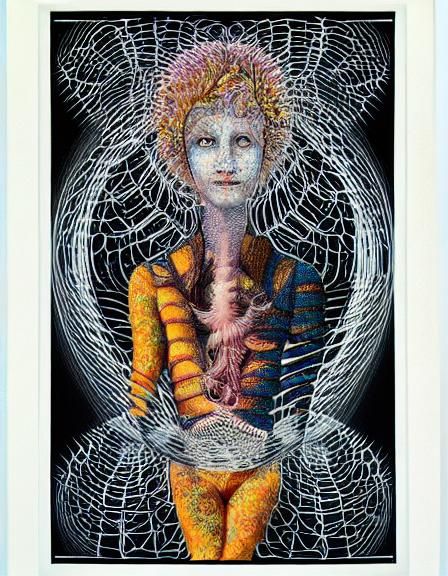 Surreal Optical Illusion: Zebra and Woman