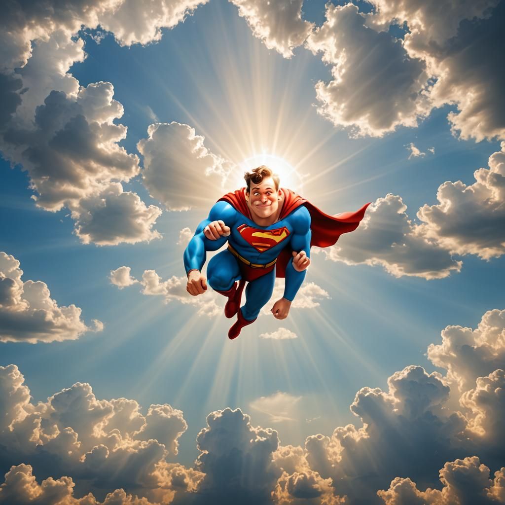 Superman as a Pig in Divine Light