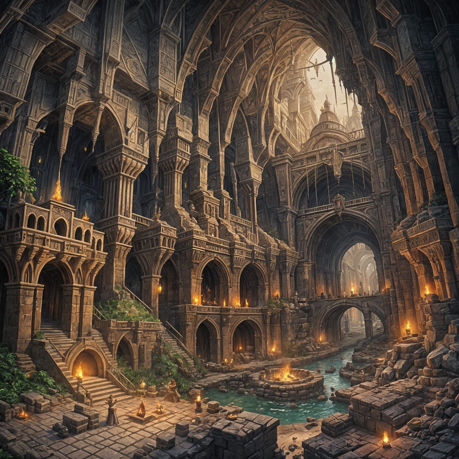 Mineria RPG Logo: Dungeons & Dragons Inspiration