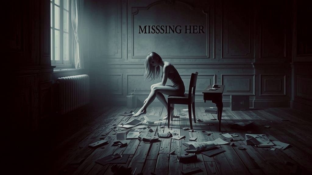 Surreal Film Noir Scene Evokes Loss and Damage