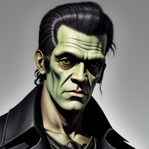 Gothic Monster Created in Dark Laboratory