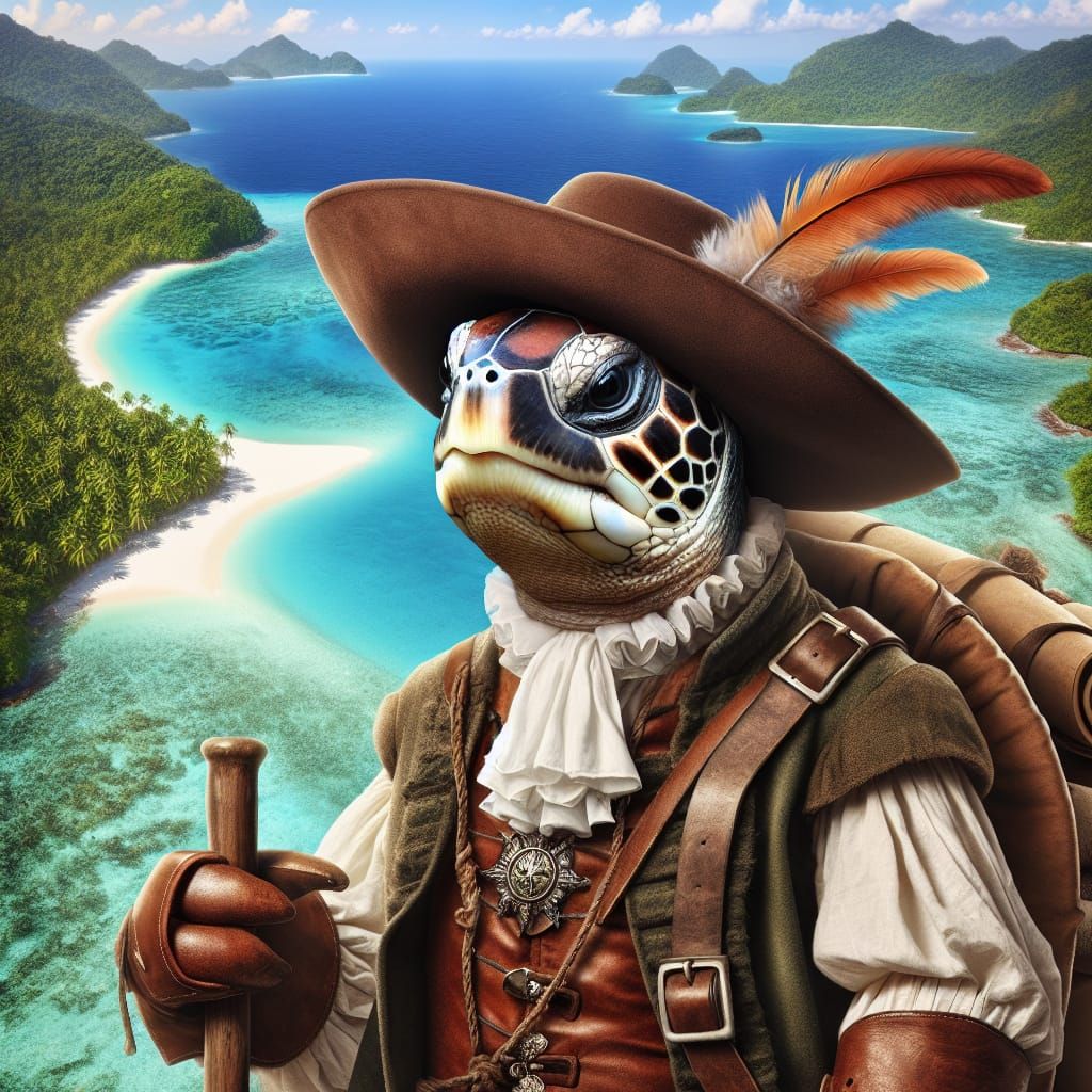 Turtle Eplorator in the New Continent