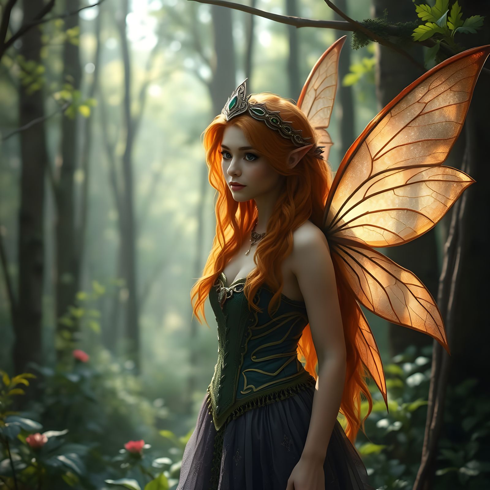 Feyre's Whispers in the Enchanted Forest