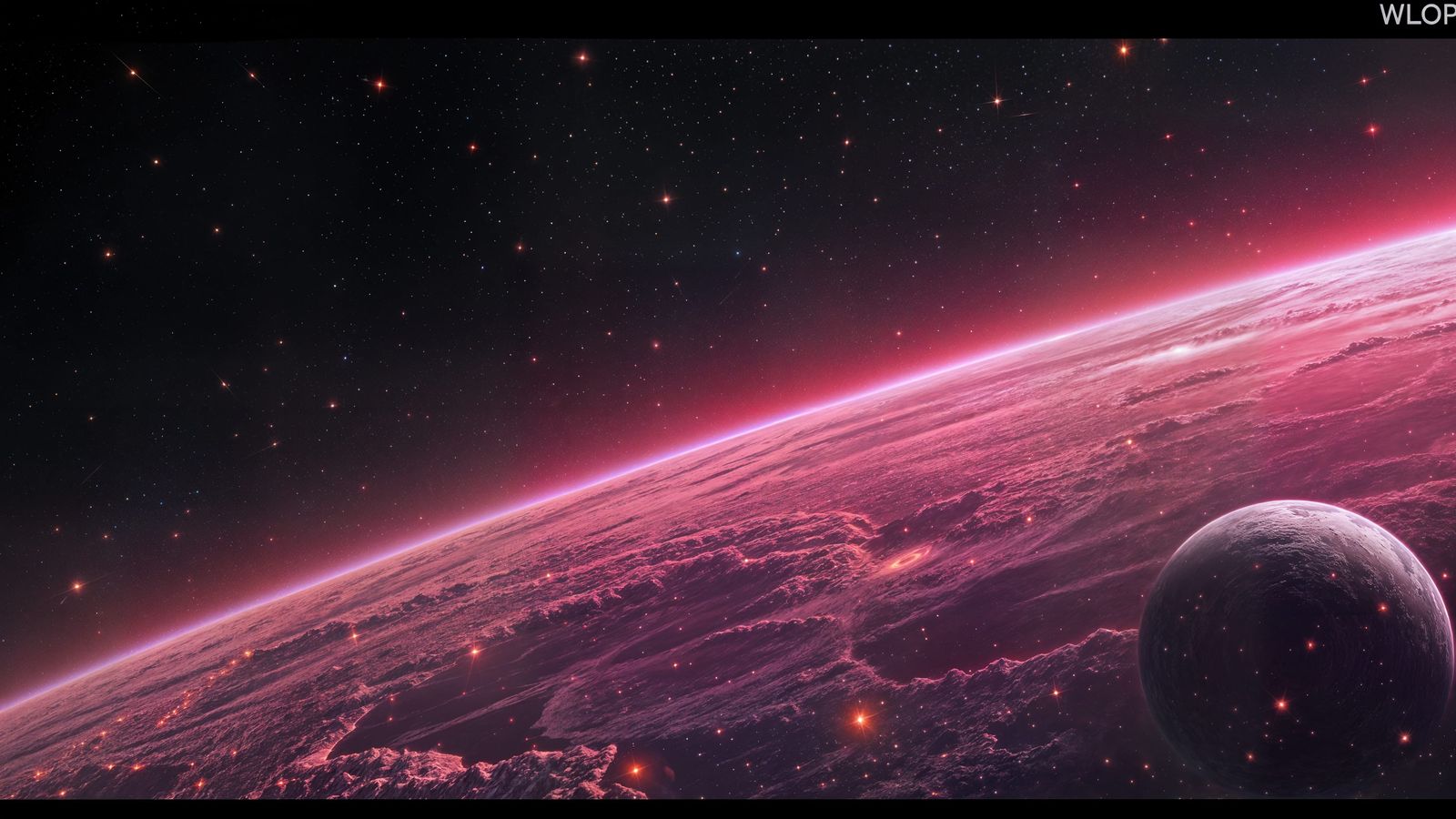 Red Stars in Outer Space: 3D Anime Art