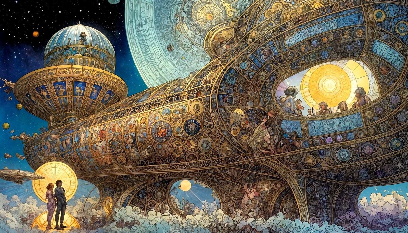 Humanity's Comic Book Journey Through the Starry Void