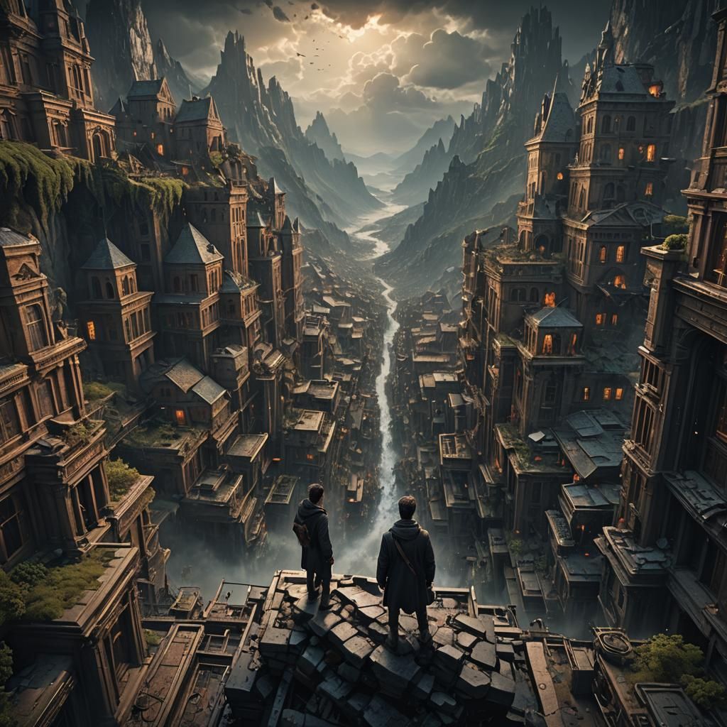 Dramatic Digital Matte Painting: Epic Cinematic Scene