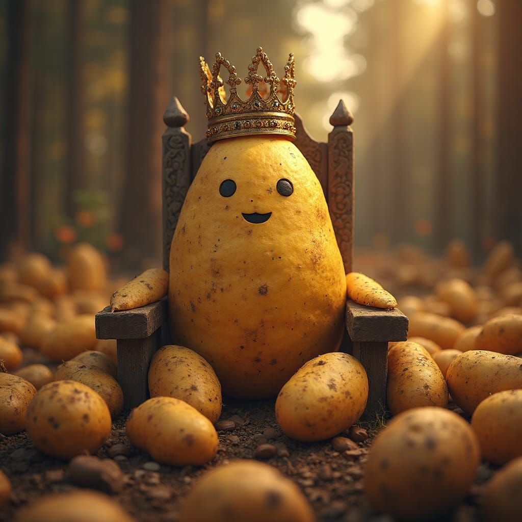 Potato King Reigns Over His Kingdom
