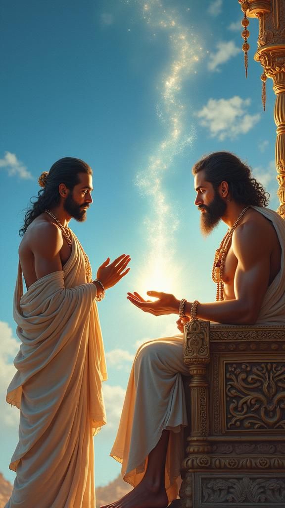 Indra Blesses Rishi Varun: Divine Boon Granted