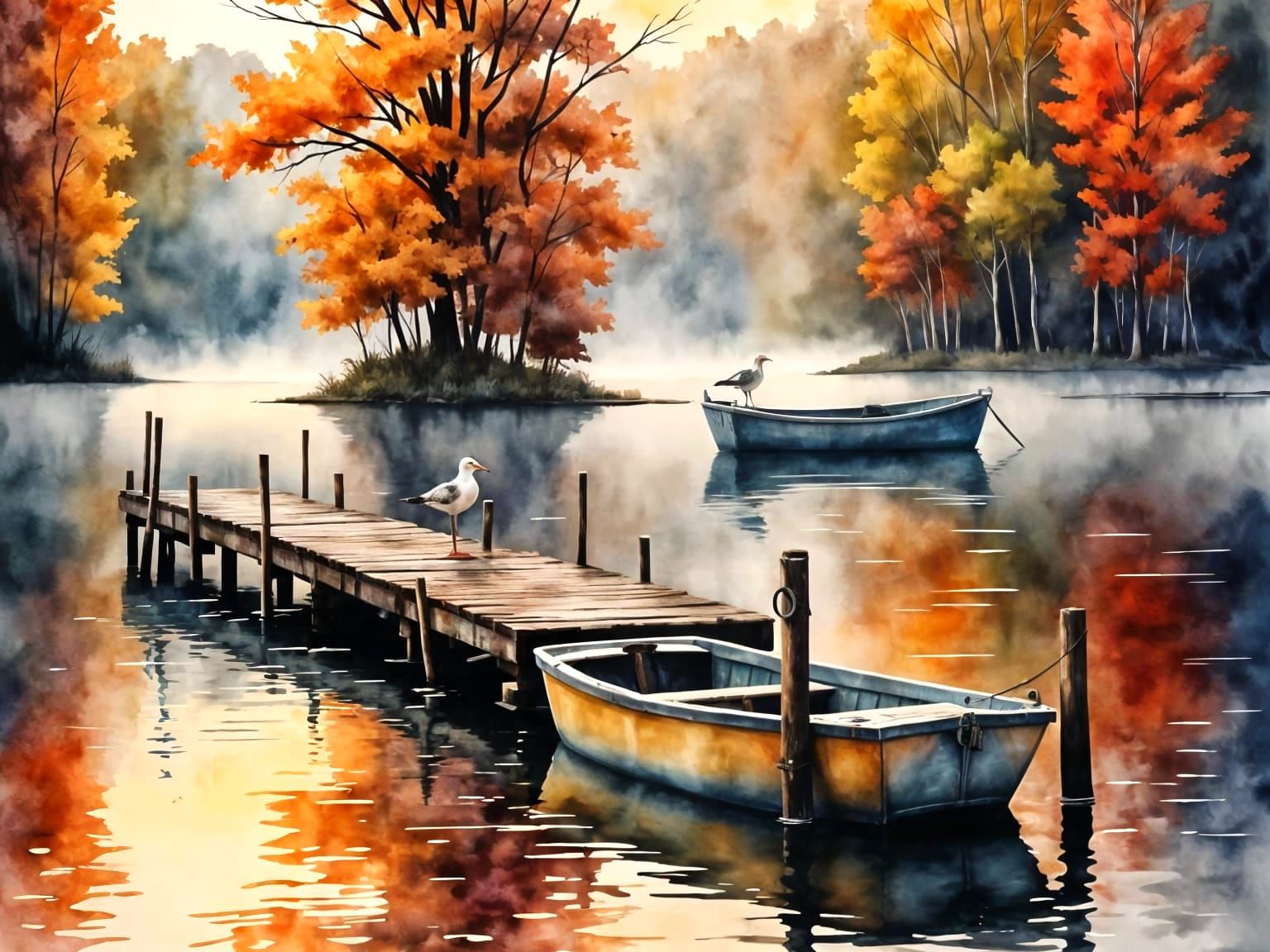 Serenity on the lake