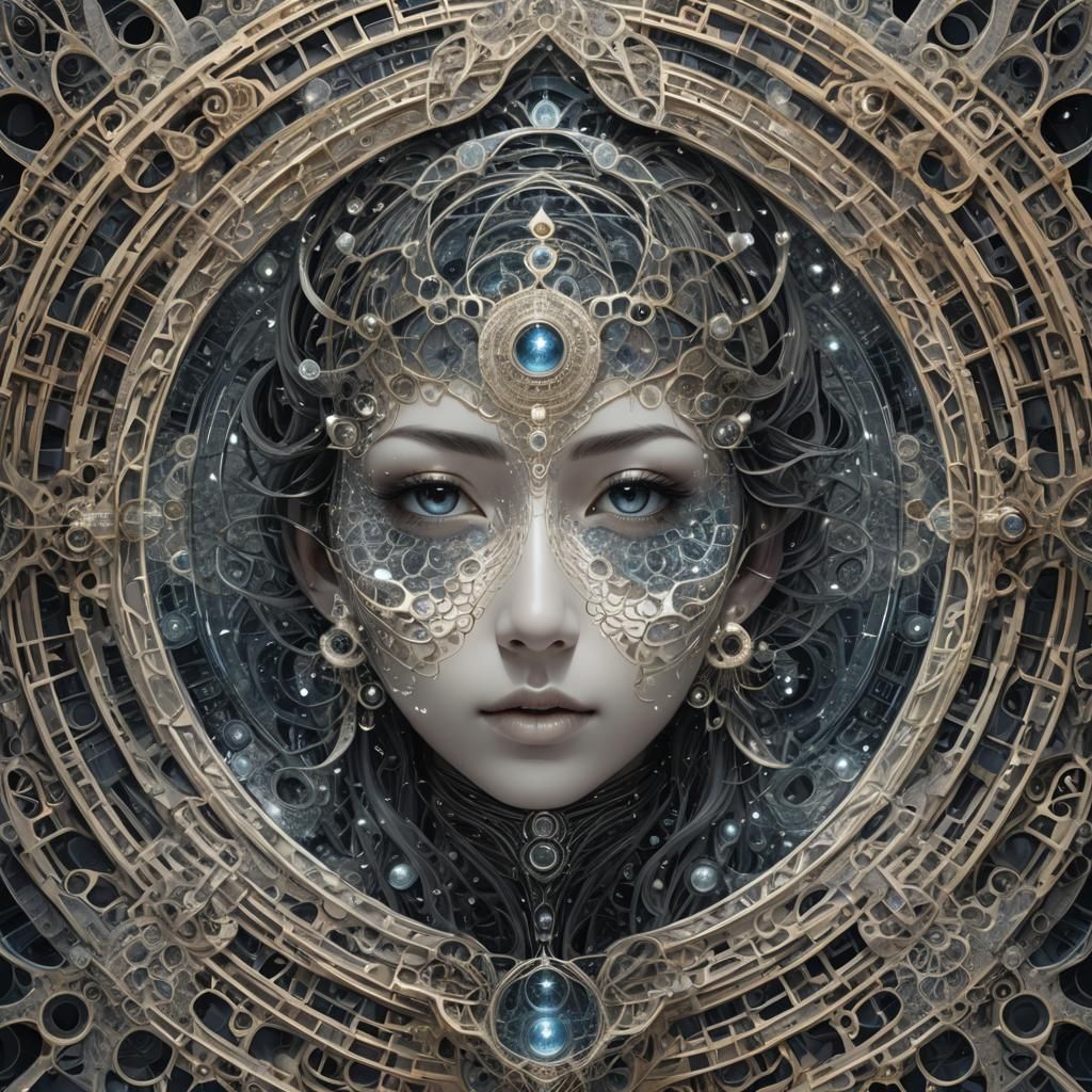 Fractal Dreamer in Abstract Quantum Art