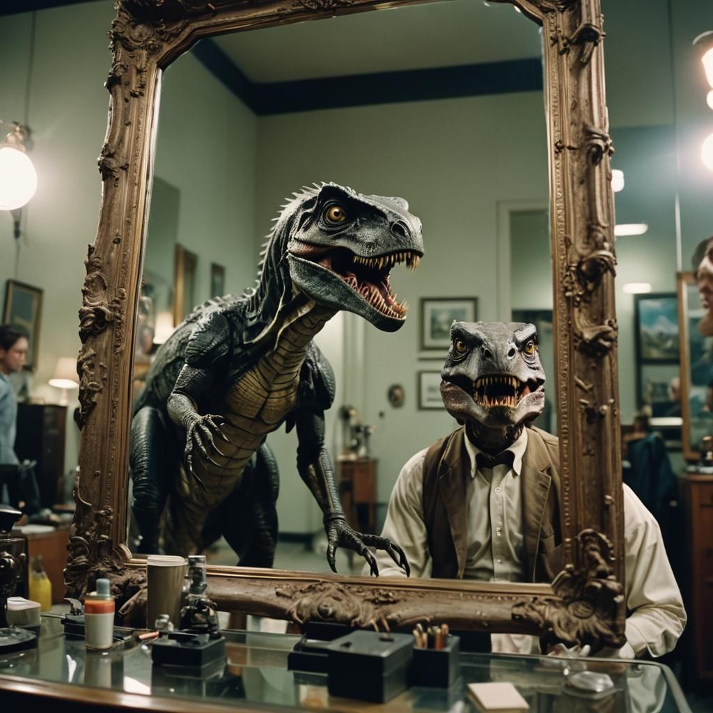 Creature Birthing Creatures: Infinite Mirror Reflection