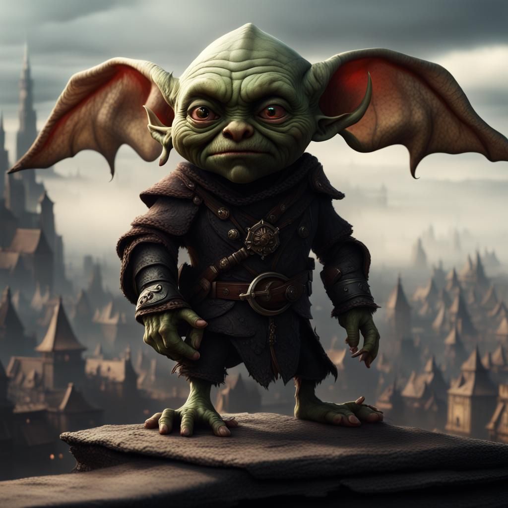 Evil Goblin Digital Matte Painting