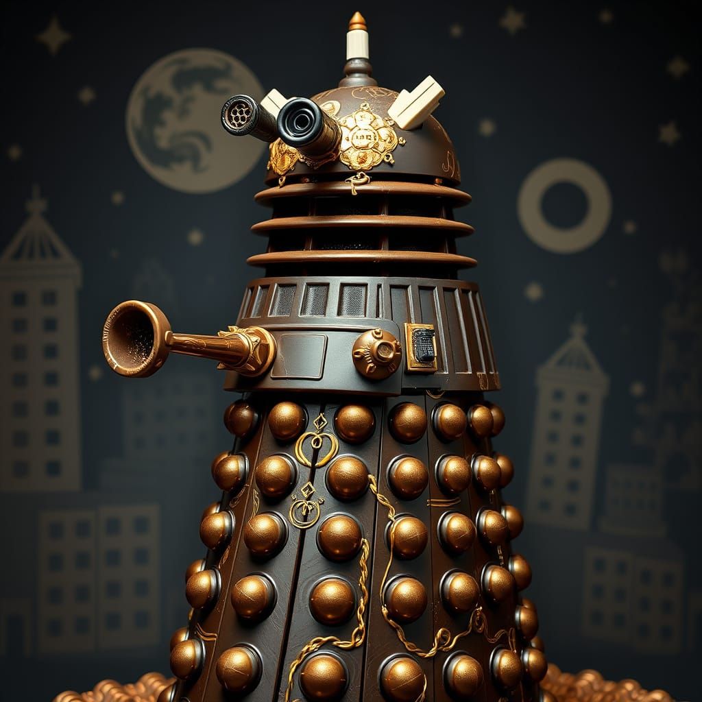 Chocolate Dalek Masterpiece Inspired by Doctor Who