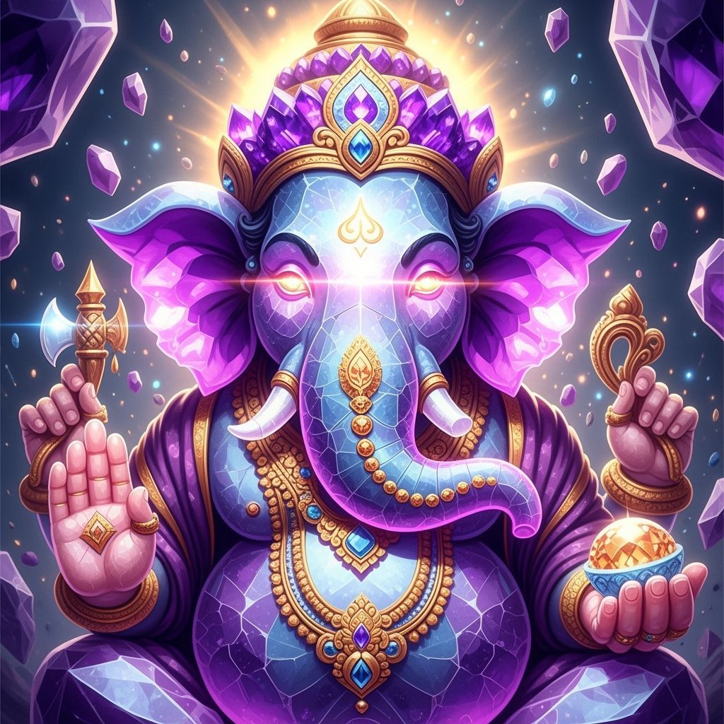 Ganesha: Crystalline God of Light and Gemstones