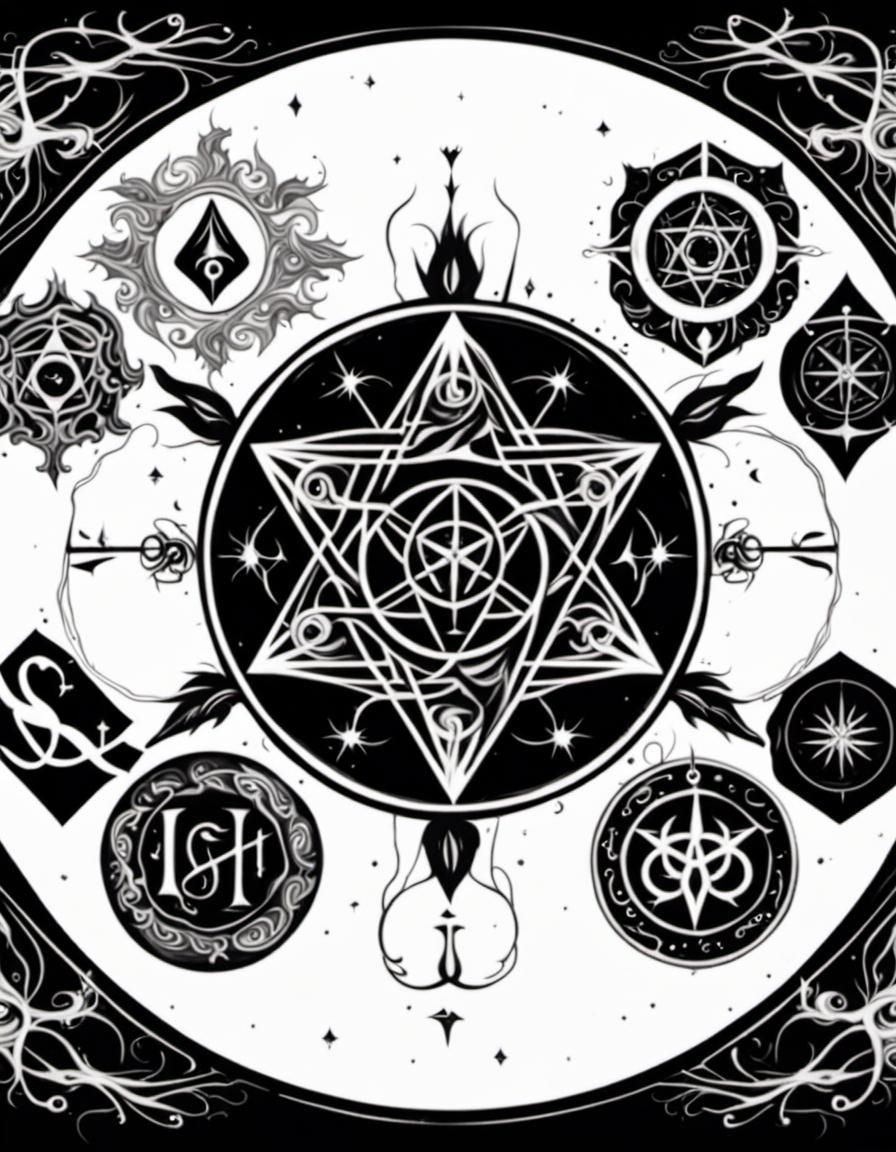 Eldritch Beauty: A Hyperdetailed Occult Sigil