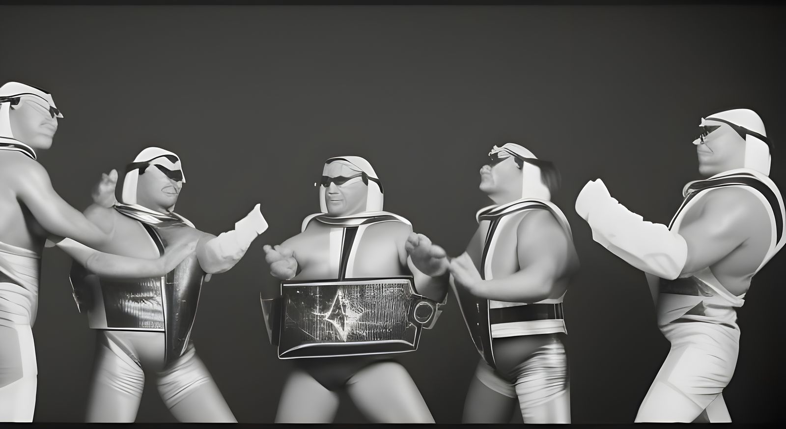 Extraterrestrial Wrestlers Arrive on Earth: Professional Pho...