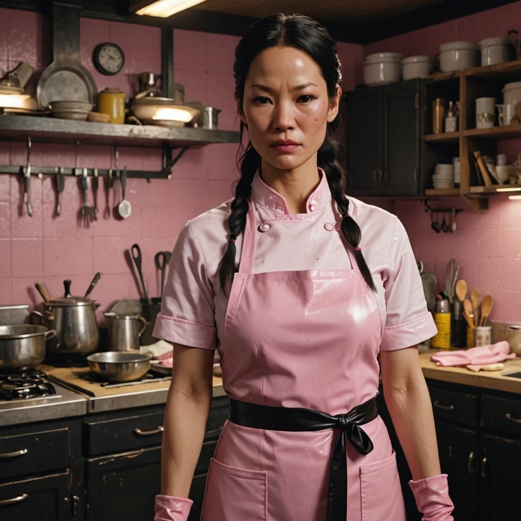 Lucy Liu as Scullery Maid: 3D Game Cinematic