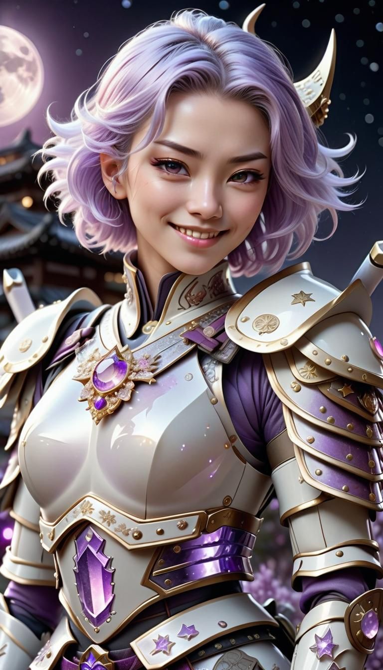 Bejeweled Lilac Samurai