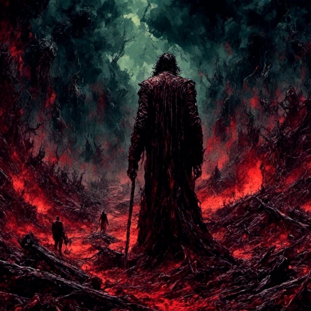 Dark Chaos Unfolds: Horror Concept Art