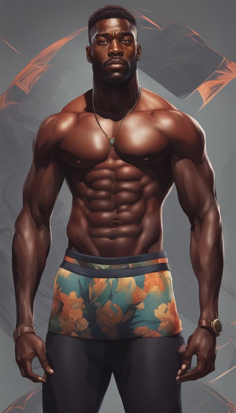 Hyperrealistic Portrait of a Black Man in Unreal Engine