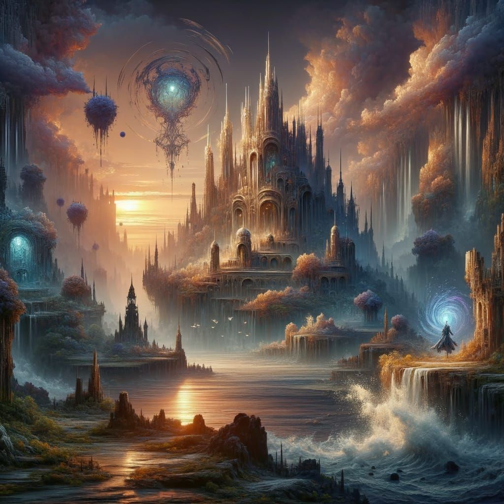 Fantasy Fundraising Campaign Matte Painting