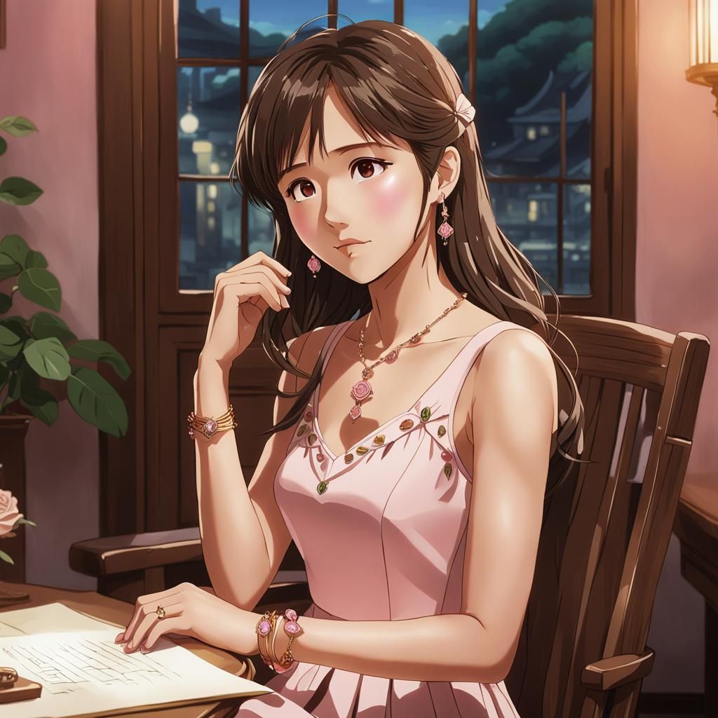 Kwon Yuri in Ghibli-Style Anime Key Visual