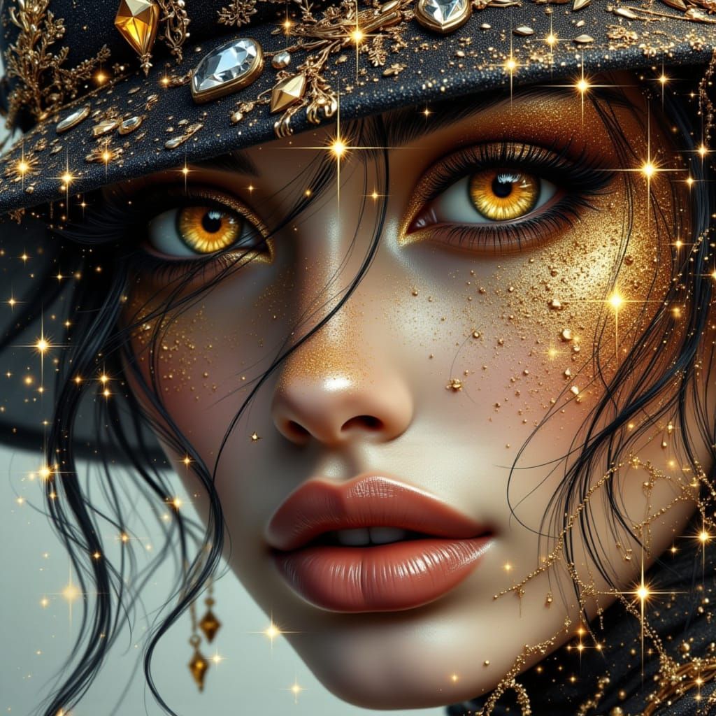 Mysterious Beauty Portrait in Don Macana Style