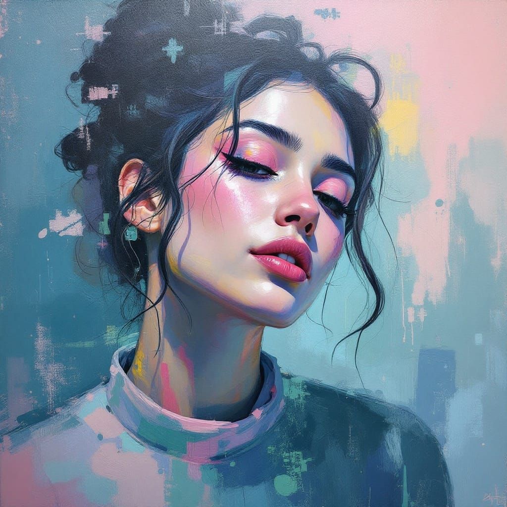 Enchanting Fantasy Portrait in Vibrant Colors
