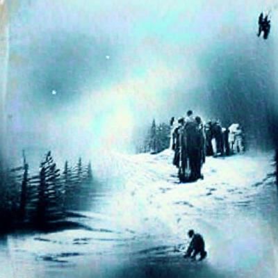 Dyatlov Pass Incident: Vintage Winter Photograph