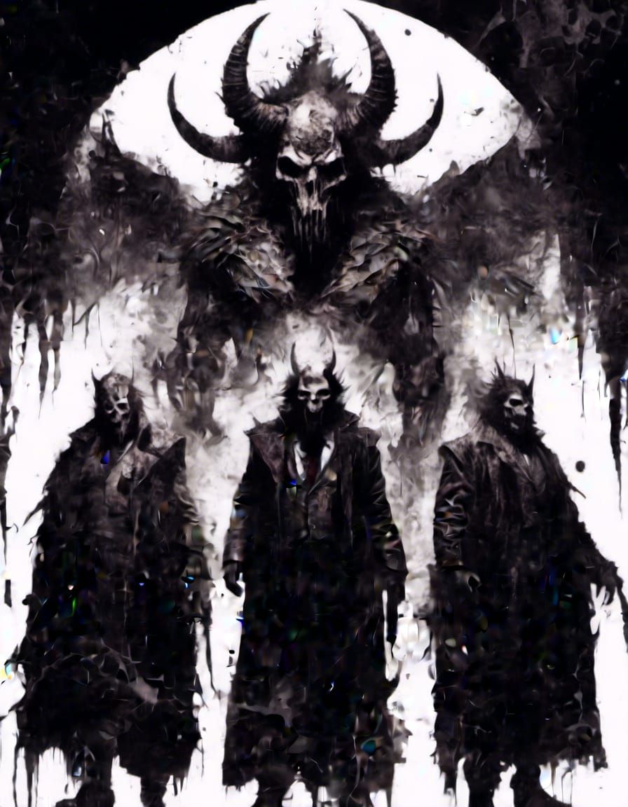 Macabre Wrestling Logo Featuring Wrestling Kings