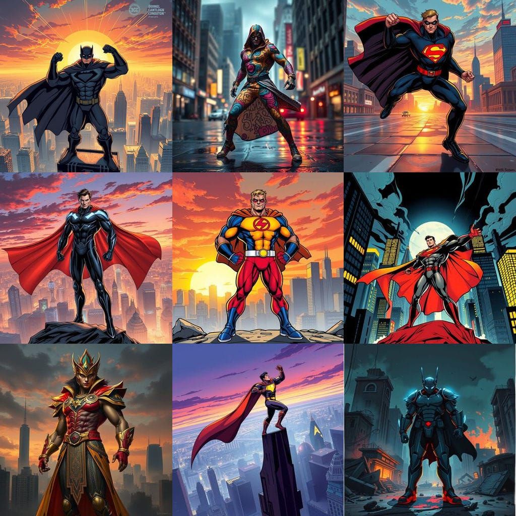 AI Generated Superhero Image