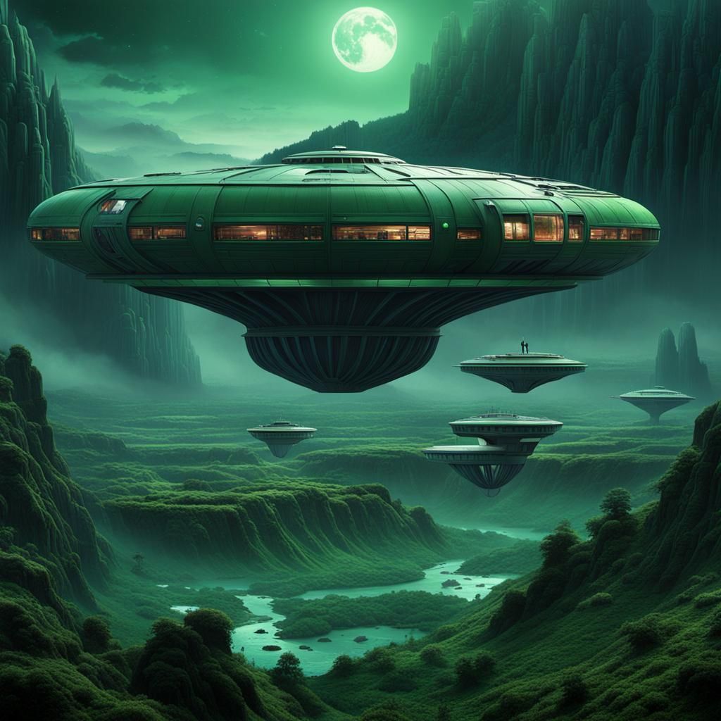 Epic Cinematic Scene: Dramatic Digital Matte Painting