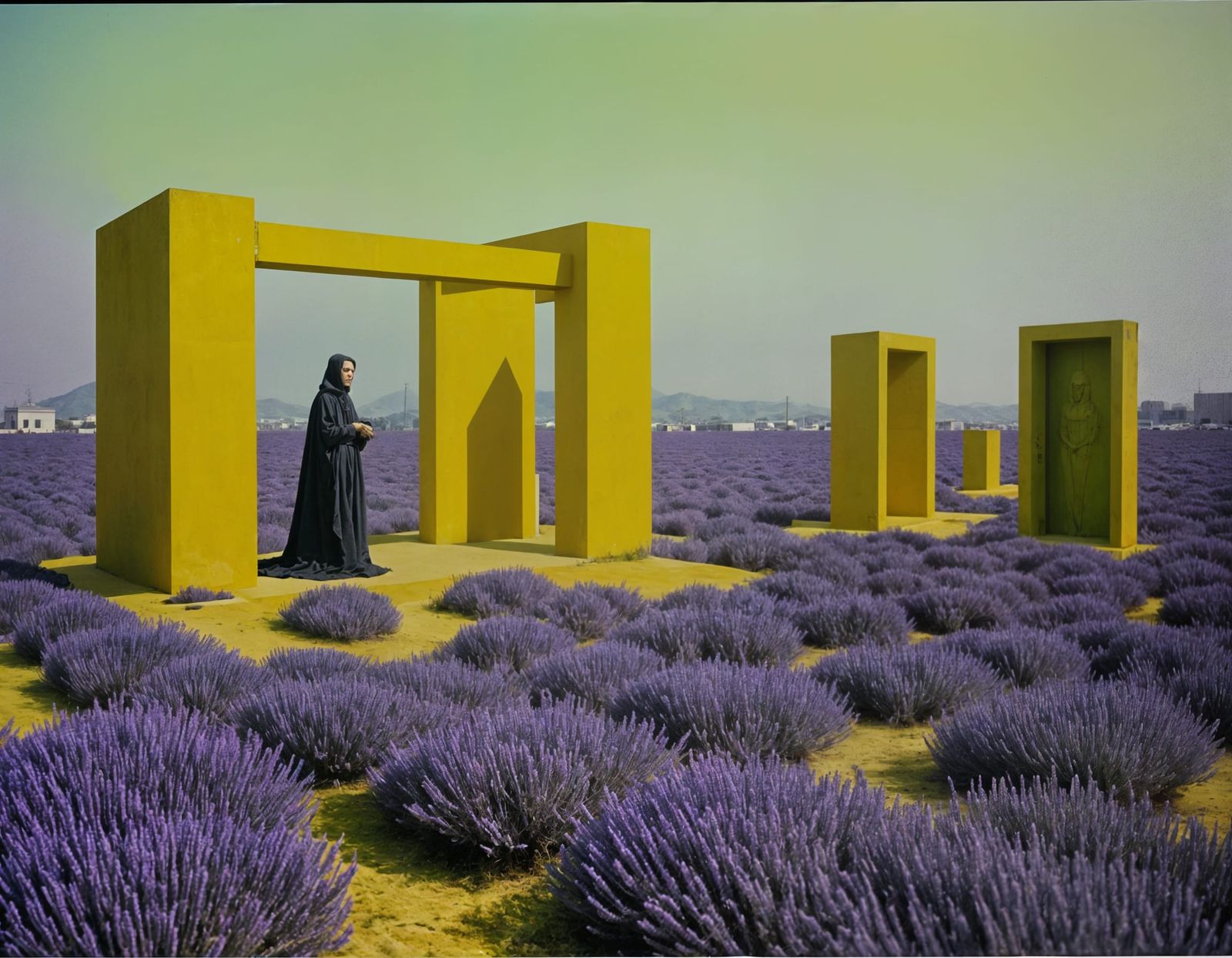 Creepy Cultists in Surreal Folk Horror Style