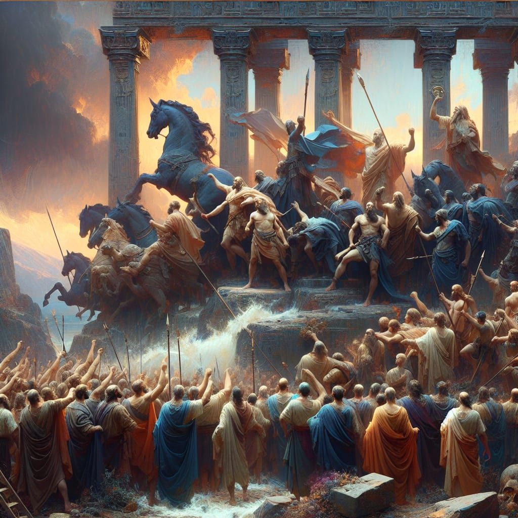 Ancient Art Depicts Maccabean Revolt in Deep Colors