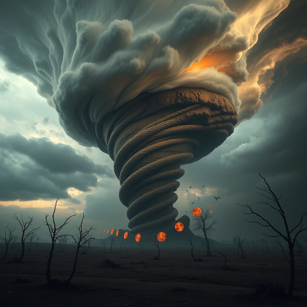 Surreal, Cinematic Tornado Scene in Unreal Engine 5