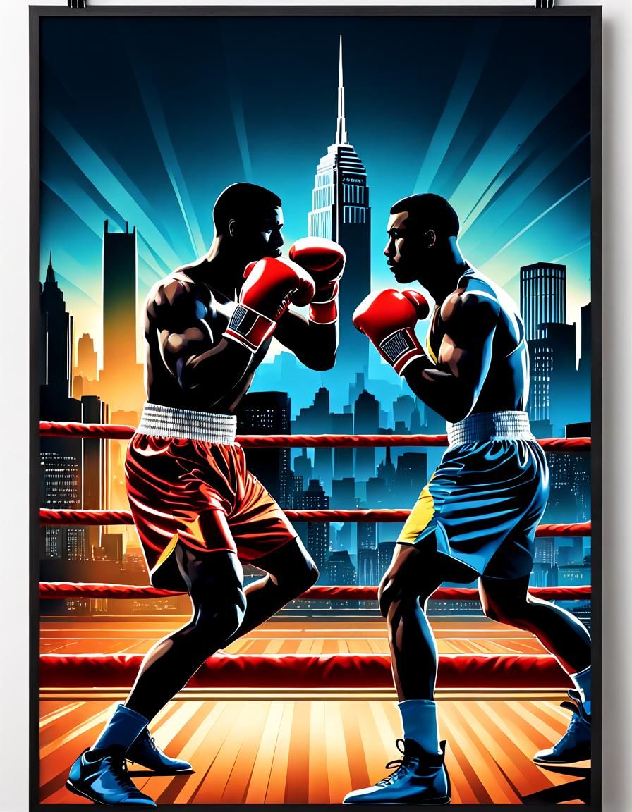 Boxing Match Poster