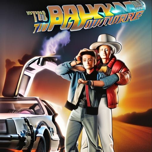 Back to the Future Movie Poster Art