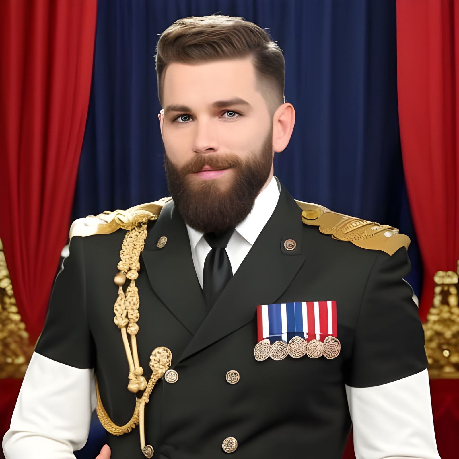 A man in an updated uniform