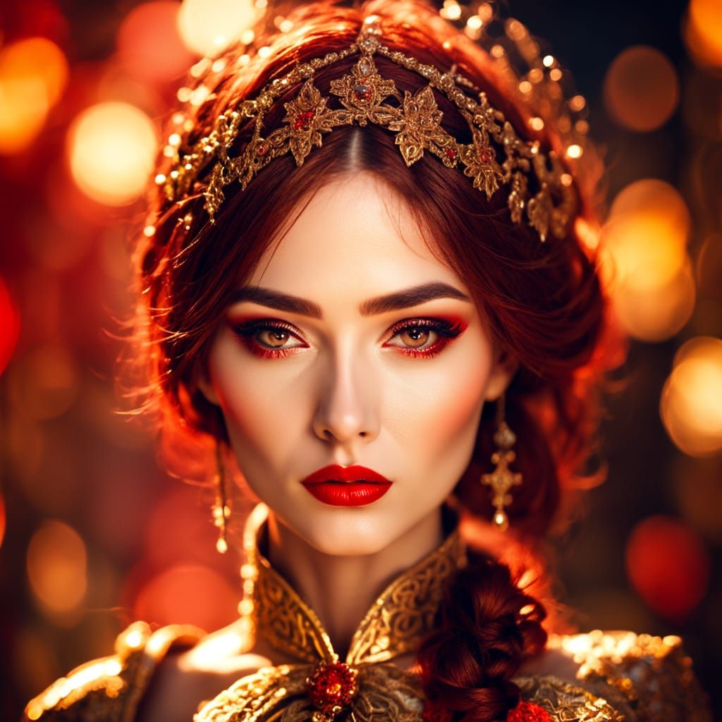 Enchanted Doll Woman with Words of Desire