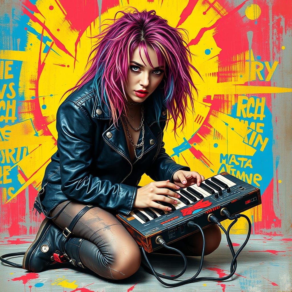 Electric Soul in Vibrant Chaos