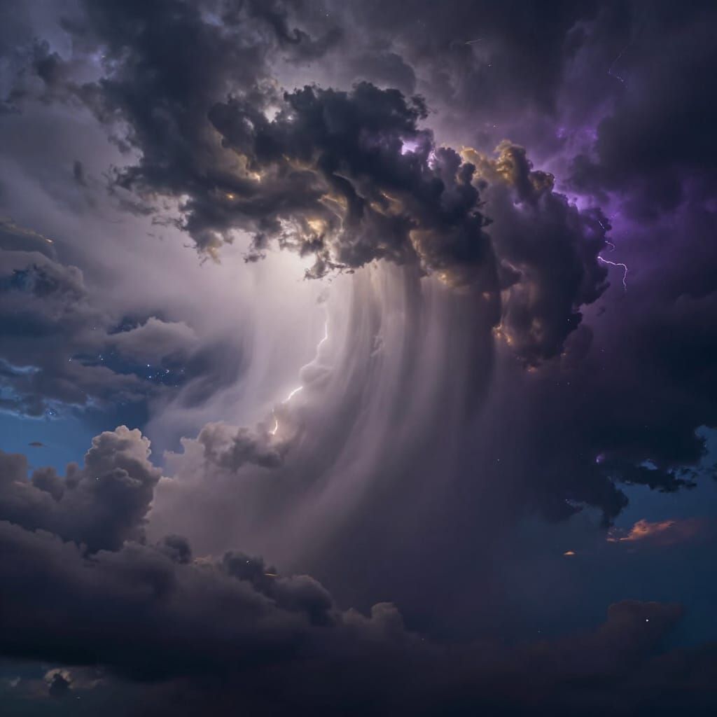 Cosmic Storm Clouds Gathering in Ancient Atmosphere