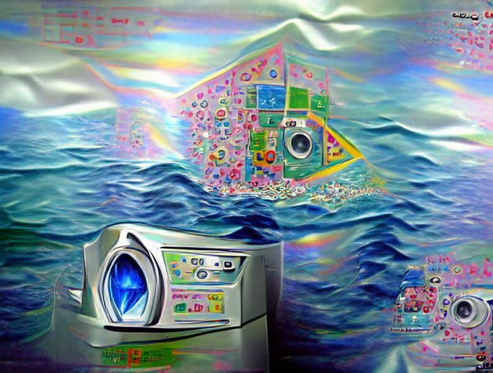 Holographic Washing Machine Inspired by Sonic Youth