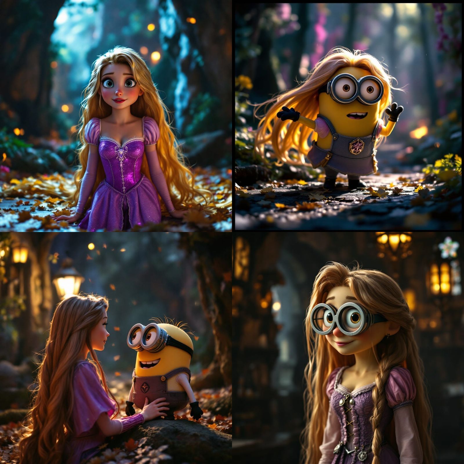 Rapunzel Minion: Cinematic Film Still